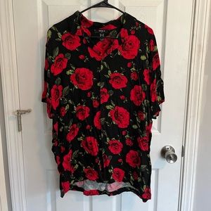 Rose Print Shirt